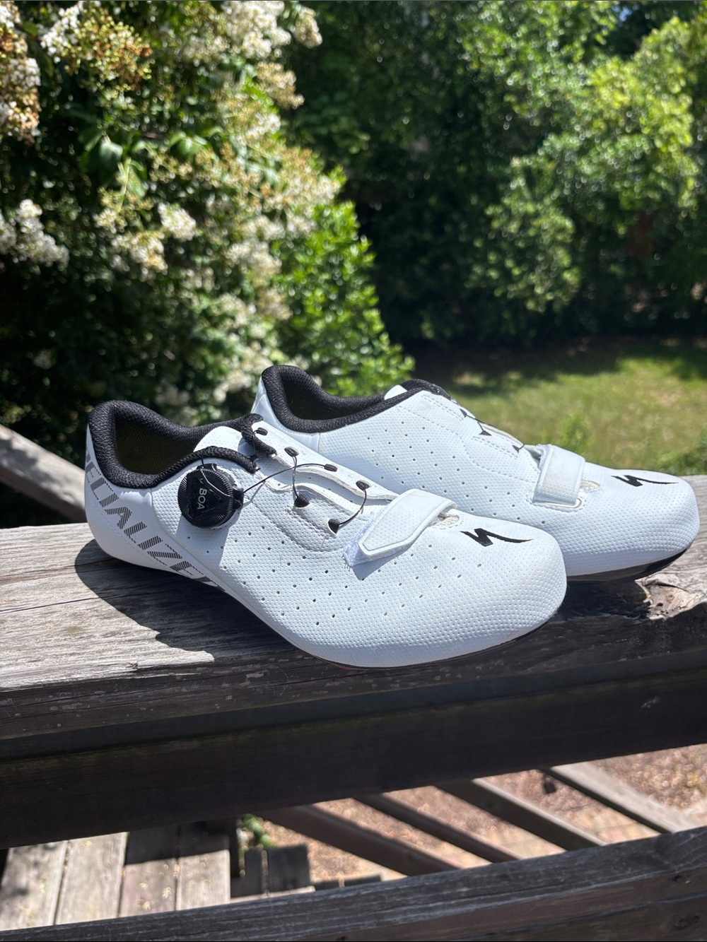 Specialized Torch 1.0 Cycling Shoes Men’s Size 8 or 41 Includes bike clips